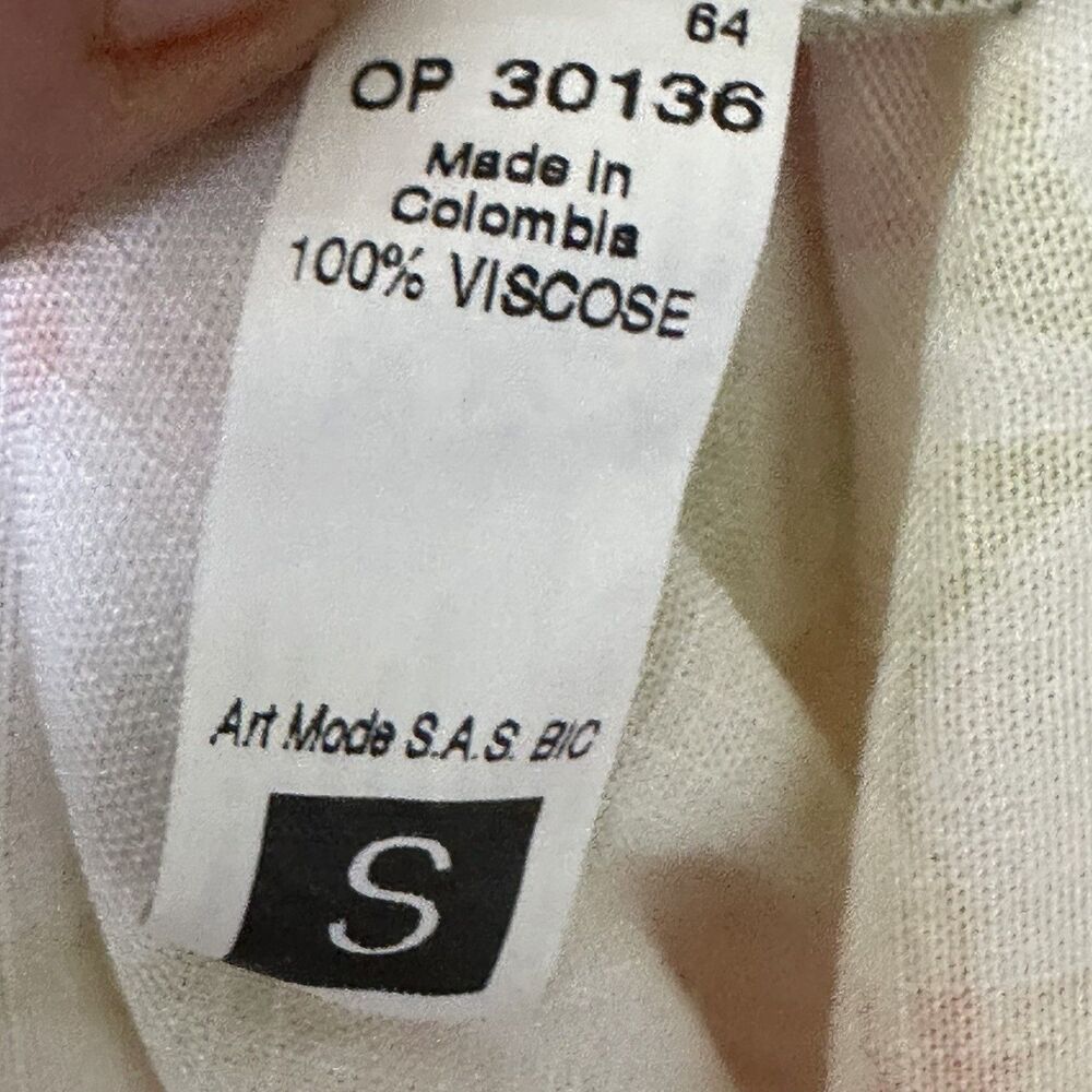 Maaji Eva Maxi Dress in Lemonade Women’s Long Yellow Pink Tropical Print Sz S - Picture 11 of 14